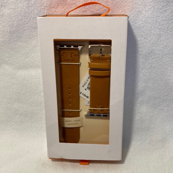 Tory Burch Orange Smartwatch Band Cell Phone Accessory - Picture 1 of 7